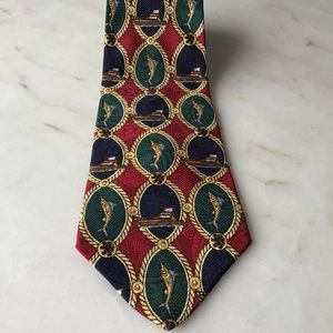 Vintage Tommy Hilfiger Fisherman silk Necktie